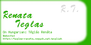 renata teglas business card